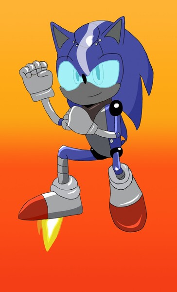 Cyborg Sonic by raichu78 -- Fur Affinity [dot] net