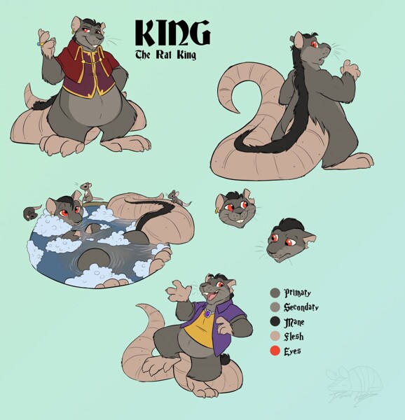 Rat King Reference Sheet by Scaliehazard -- Fur Affinity [dot] net
