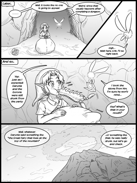 Ocarina of Vore Chapter 3 page 9 by volezor.