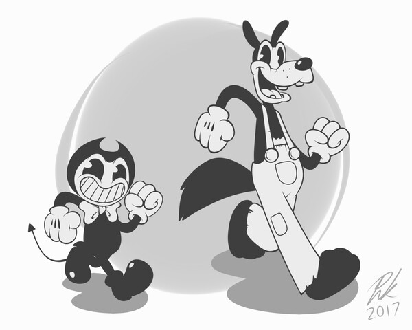 Boris from bendy and the ink machine by Ikanuka -- Fur Affinity