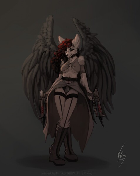 THE FALLEN ANGEL by viioculi -- Fur Affinity [dot] net