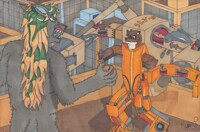 Werewolf Mech BATTLE!!!