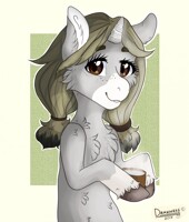 Art Trade! Sleepy pony