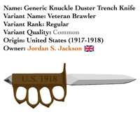 Jordan's 1918 Trench Knife - Veteran Brawler