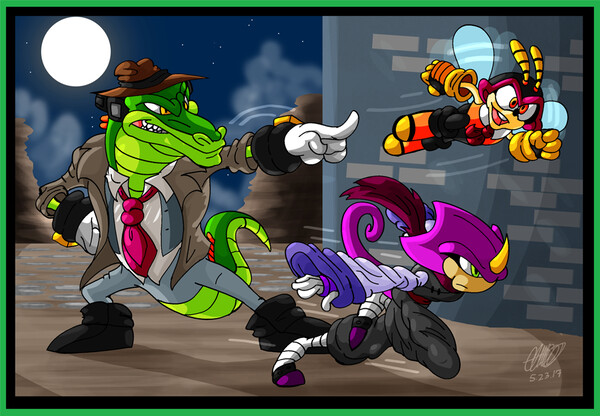 sonichedgeblog: Team Chaotix waiting around on - G4ZDTechTV