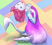 [ArtFight] Strike a Silly Pose - Cat