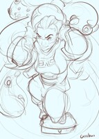 Illaoi sketch by 1rwhite_whatt -- Fur Affinity [dot] net