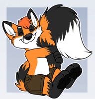 Fluffy tailhugs!