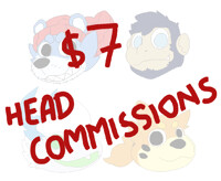 $7 head commissions