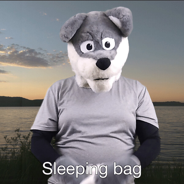 Wolf hotsell sleeping bag