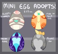 Mystery egg adopts! Finished within 24 hours! 1 LEFT