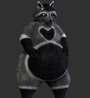 fat coon is fat