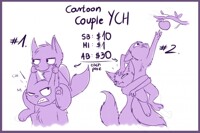 Cartoon Couple YCH - 2/2 Closed