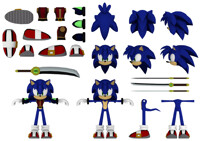 Mecha Sonic STH3&K Model by Runhurd -- Fur Affinity [dot] net