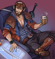 Scotsman Hard at Work [Artist: Lurelin]