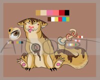 Dragon chocolate donut adopt [SOLD]
