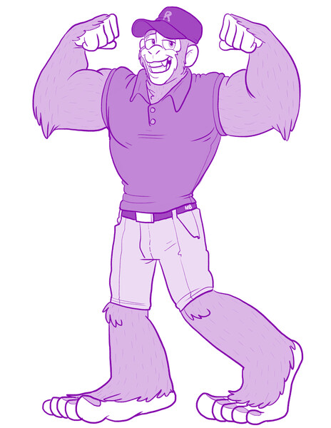 Sketch - Sasquatch Flex! by -hornbuckle- -- Fur Affinity [dot] net