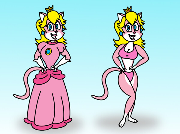 P: Princess Peach by Fallinxtenebrae -- Fur Affinity [dot] net