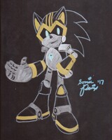 Mecha Sonic sprite sketch by xXBatcakesXx -- Fur Affinity [dot] net