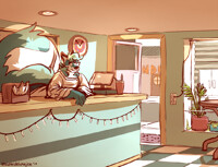 hot summer cafe day