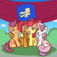 Cutie Mark Crusaders with Babs Seed!