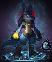 Lucario Fun Run by Tyrnn -- Fur Affinity [dot] net