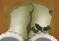 Laced Socks Nibbling (Commission)