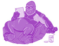 Sketch - Winston's Lazy Afternoon