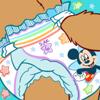 Huggies diaper butt icon