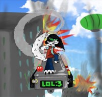 Pew pew pew -commision-