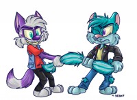 [commission] Raccoon and Trez