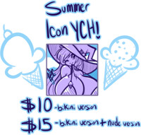 [Icon YCH] - Icecream Bikini [FULL]
