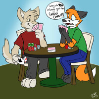 Cheating Coyote by JD_Puppy