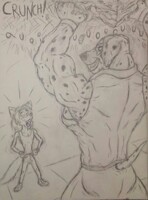 Sketch: Barbell and Chase, pt. 2