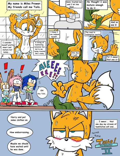 Tails the Babysitter II - Page 1 of 11 by SDCharm.