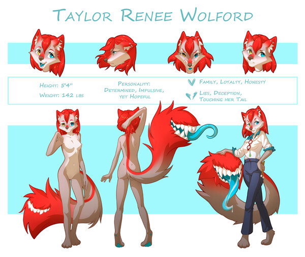 Taylor Renee Wolford Refsheet By Teumes by darkflamewolf Fur