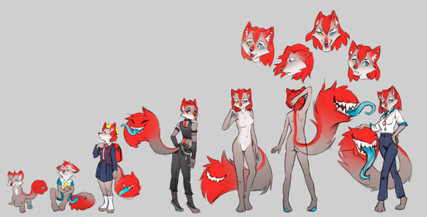 Taylor Renee Wolford Refsheet Sketch By Teumes by