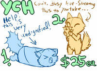 Live Streaming Embarassment YCH *sold*