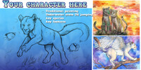 YCH Traditional painting-SHIPPING POSSIBLE-any species