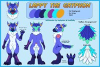 Lappy the Gryphon - Reference Sheet!