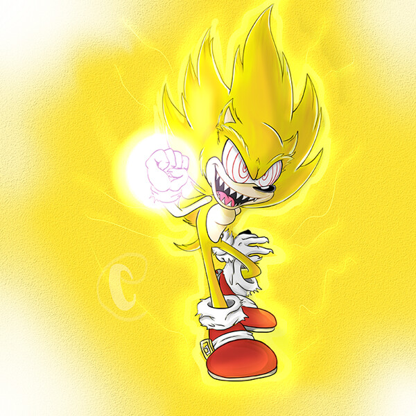 Fleetway Super Sonic by HAJiME -- Fur Affinity [dot] net