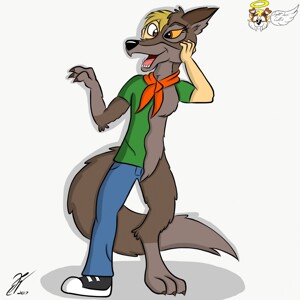 RJ (Over the Hedge) Rule 63 Drawing by oystercatcher7 -- Fur