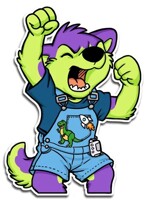 Space Nacho Marci Telegram Stickers - Temper Tantrum
