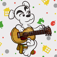 K.K. Slider Tunes His Guitar