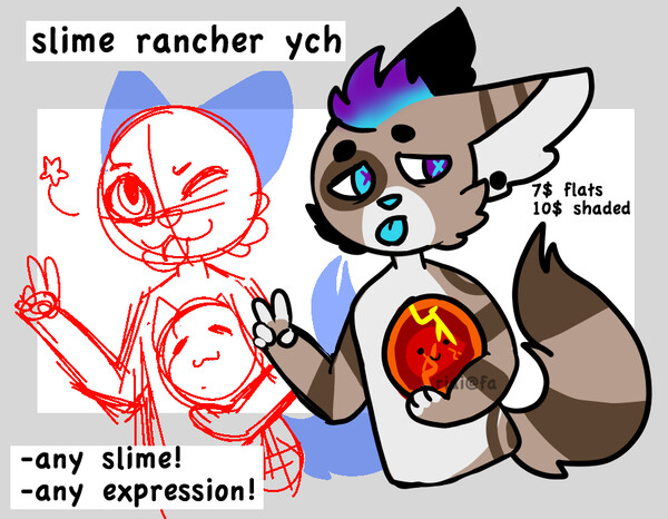 Slime Rancher 2 YCH by Paula_Caulfield -- Fur Affinity [dot] net