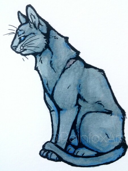 Bluestar in Starclan - Warrior cats - Digital Art, Childrens Art