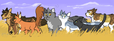 Barley and Ravenpaw (Warrior Cats) by Mekaska -- Fur Affinity [dot] net