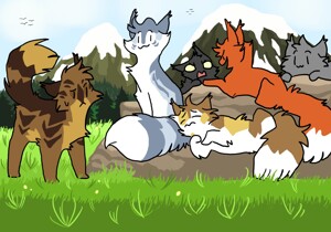 Barley and Ravenpaw (Warrior Cats) by Mekaska -- Fur Affinity [dot] net