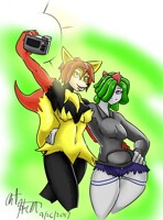 Brigit and Rineta - Say Cheese