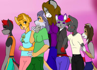 YCH Friends Going For A Walk